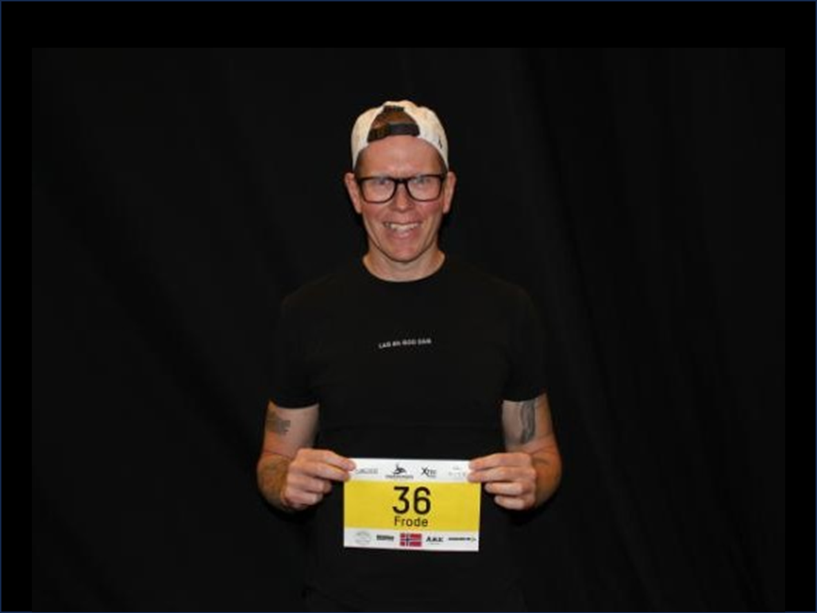 Frode Glint Pettersen løp tøff maraton i den svenske fjellheimen, som avslutning på Swedeman Xtreme Triathlon